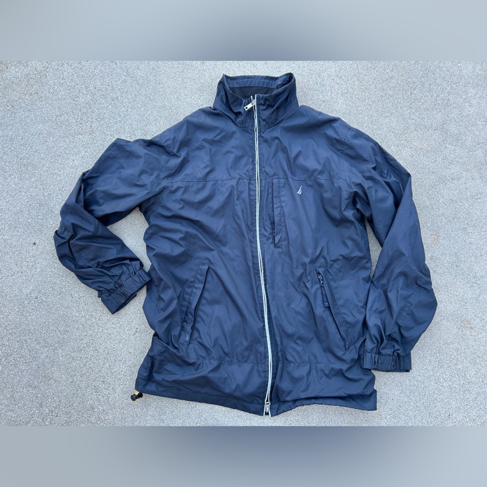 Náutica Navy Blue Men's Jacket Size Small
